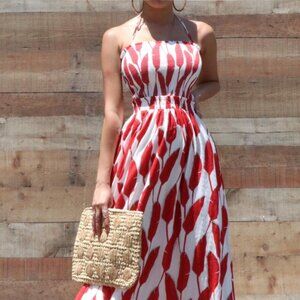 Falling Whispers Maxi Dress